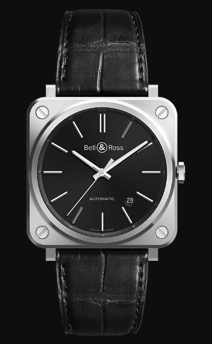 Bell & Ross BR S-92 BLACK STEEL BRS92-BLC-ST/SCR Replica Watch